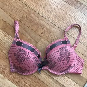 Pink & grey bra 🎀